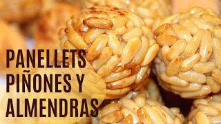 PANELLETS de Piñones y Almendras fácil con patata  Dulces de Otoño Castañada y Todos los Santos [upl. by Euqininod]