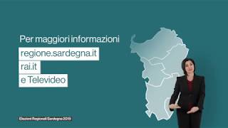 Elezioni Regionali Sardegna 2019  Come si vota [upl. by Neirda180]