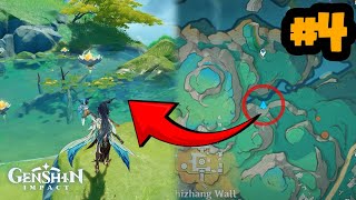 Scenes of Flowing Lotuses Puzzle Guide Location 4  Genshin impact 44 [upl. by Alilad896]