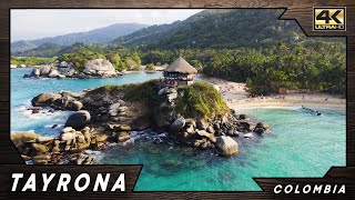 Tayrona National Park ● Colombia 🇨🇴 【4K】 Aerial Cinematic Drone Travel Video 2024 [upl. by Suoirad]