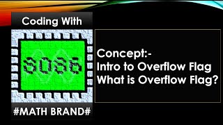 Microprocessor amp Microcontroller  Chapter05  Overflow Flag  Assembly language  Emu8086 [upl. by Adnaloj181]