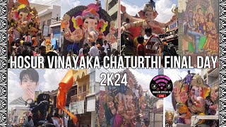 Hosur Vinayaka chaturthi final day celebrations is granted  hosur bagalur [upl. by Legin]