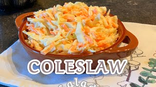 Creamy and easy coleslaw salad coleslawrecipe [upl. by Riehl693]