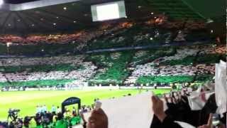 Celtic v Barcelona The greatest fans in the world at Celtic Park [upl. by Punak]