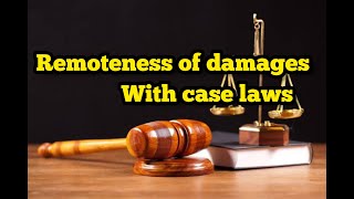 Remotness of damages  The law of Tort  Malayalam lecture [upl. by Arihaz]