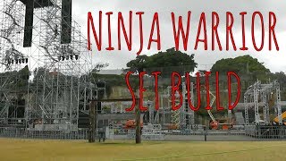 Ninja Warrior Australia Set Build Cockatoo Island Ninja Island [upl. by Kalle]