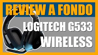 🔊 ¡Probamos los auriculares inalámbricos LOGITECH G533 WIRELESS Análisis a fondo en español [upl. by Nibram116]