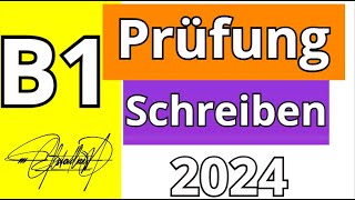 B1 Prüfung gast Schreiben Neu Modell DTZ 2024 [upl. by Bresee]