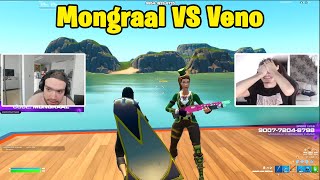 Mongraal VS Veno 1v1 Realistic PvP [upl. by Netnilc]