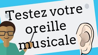 Dictée musicale avec une note de référence facile [upl. by Lemhaj]