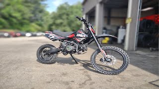 TaoTao dbx17 125cc Dirt Bike First Ride [upl. by Pirnot]