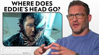 Tom Hardy Debunks Venom Fan Theories with Director Kelly Marcel  Entertainment Weekly [upl. by Nowad]