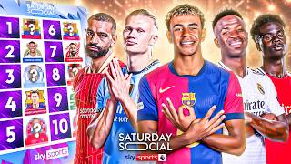 Ranking the 10 BEST forwards in Europe RIGHT NOW 🔥  Saturday Social [upl. by Nosae]