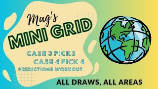 Mini Grid for 224 Lottery Predictions Workout Strategy for All States [upl. by Riatsala]