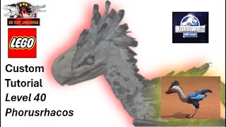 TUTORIAL LEGO PHORUSRHACOS JURASSIC WORLD THE GAME фороракос ฟอรัสราคอส 포루스라코스 フォルスラコス 恐鹤 فورسراكوس [upl. by Anrehs]