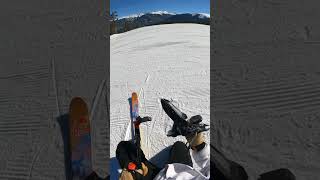 Make sure a good shop mounts your skis skiing ski fail broken epic keystone colorado breck [upl. by Ellennahc604]