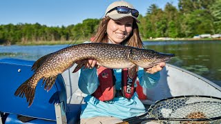 Bass amp Pike Fishing at Sturgeon Bay Provincial Park CrossCanada Road Trip Part 1 [upl. by Neiluj46]