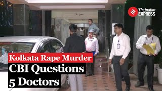 Kolkata Rape Murder CBI Questions Doctors PoliceInCharge  Kolkata Doctor Case [upl. by Amlet]