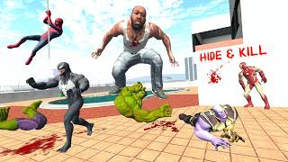 Franklin Play Hide and Kill in Indian Bike Driving 3D [upl. by Arreik]