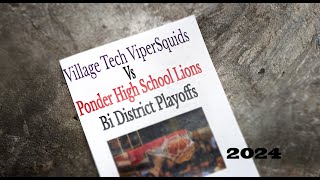 2024 UIL 3A Texas Boys Basketball Playoffs  Ponder Lions VS Village Tech Vipersquids  Round 1 [upl. by Rogergcam]