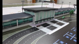 How to build a 1400 scale Model Airport Terminal 5 [upl. by Petrick]