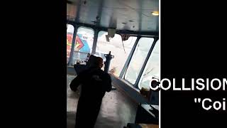 collisione tra due navi nel porto di Olbia [upl. by Cutty]