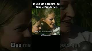 Início da carreira de Gisele Bündchen❤ A tradução automática pode apresentar err0s na legenda [upl. by Ahsinuq]