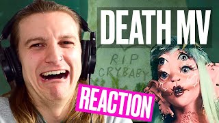 FREAKING GROSS but so good  Melanie Martinez  Death Music Video Reaction [upl. by Xonnel610]