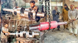 Amazing Manufacturing Process Of 3 Cylinder Ammonia Compressor Crankshaft [upl. by Jacobah]