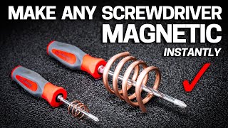 How to MAGNETIZE Screwdrivers Bits amp Tools INSTANTLY [upl. by Betthel]