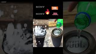 Sony vs JBL Bassboosted Sprite test bassboosted jbl jblbasstest short speaker [upl. by Neirb]