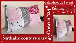 🎅1 jour1 tutoriel Calendrier de lavent case n°24 le reading pillow  Nathalie couture easy [upl. by Suhail741]