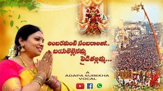 Vizianagaram Pydithallamma Sirimanu Sambaralu Video Song [upl. by Aamsa375]