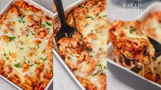 Baked Tortellini Easy Dinner Recipe the whole Family Will Love [upl. by Ecenaj]