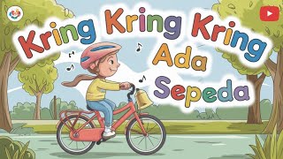 Lagu anak Kring Kring Kring Ada Sepeda  Lagu Populer Anak Indonesia [upl. by Aneerb]