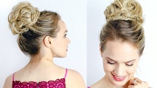 Red Carpet Inspired High Updo  Hair Tutorial [upl. by Myke]