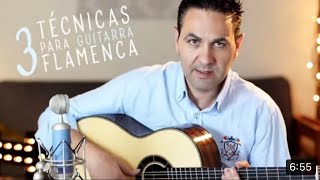 3 TÉCNICAS BÁSICAS PARA APRENDER GUITARRA FLAMENCA 🎸 Tutorial Jerónimo de Carmen [upl. by Serra385]