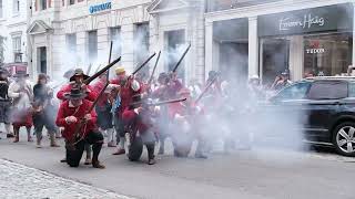 Colchester English Civil War Reenactment Firepower [upl. by Assirroc]