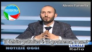 Alessio Farinella economista Il debito pubblico è un problema o no [upl. by Hibbs689]