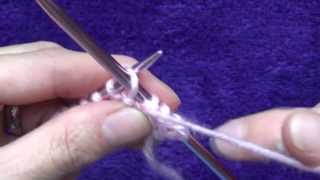 How to Knit Doing the Purl Stitch [upl. by Ainel79]