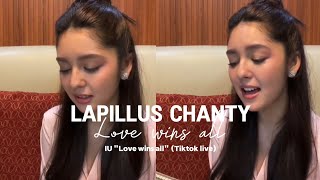 Chanty Videla singing Love Wins All by IU  Chanty live 240620 Lapillus Cover 샨티 라필루스 [upl. by Sibyls]