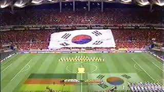 2002 World cup Korea  Japan Korea vs Germany 2nd Skorea national anthem [upl. by Herman]