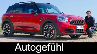 Mini Countryman John Cooper Works FULL REVIEW 231 hp JCW sports version new neu 20182017 [upl. by Enoid737]