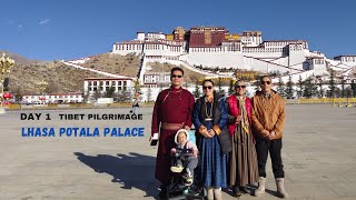 Day 1 Lhasa Potala Palace ཕོ་བྲང​​་པོ་ཏ་ལ་ HD quality [upl. by Einaej]