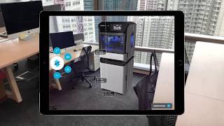 Realidade Aumentada Impressora 3D J55  Stratasys [upl. by Namia]