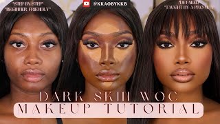 Darkskin WOC Makeup [upl. by Pihc]