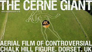 The Cerne Giant  4K Aerial Film of Controversial Chalk Hill Figure in Dorset UK  Megalithomania [upl. by Alissa286]