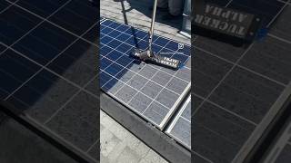 solar panel water cleaning system in india installation solar solarpower soldering shortsvide [upl. by Horton]