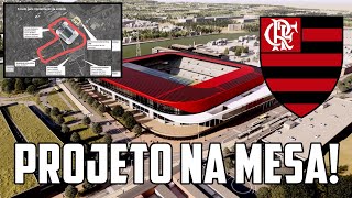 FLAMENGO apresenta PROJETO OFICIAL de SEU NOVO ESTÁDIO no GASÔMETRO para a CAIXA 100 MIL pessoas [upl. by Ybrad]