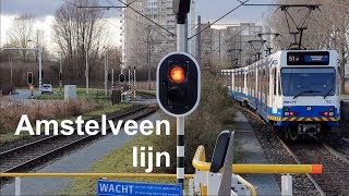 Amstelveenlijn  Sneltram Amsterdam  Light rail  Stadtbahn  GVB Metro 51 en tram 5  Afscheid [upl. by Francisca571]